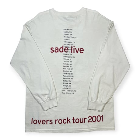 SADE "LOVERS ROCK TOUR 2001" LS DELTA X-LARGE 1735