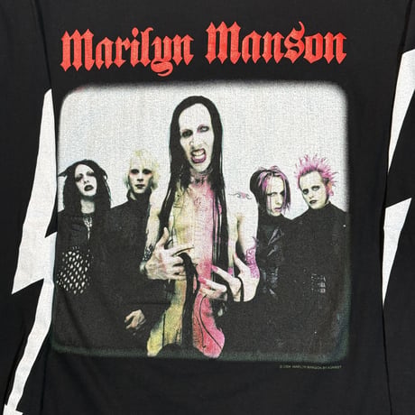 MARILYN MANSON "1997 WORLD TOUR" LS AGAINST FITS LIKE MEDIUM 2053