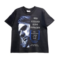 NIRVANA KURT COBAIN "WHO KILLED KURT COBAIN?"  EURO FITS LIKE X-LARGE 1479