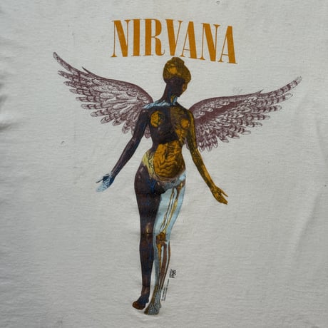 NIRVANA "IN UTERO" BACKSTAGE PASS FITS LIKE X-LARGE 1677