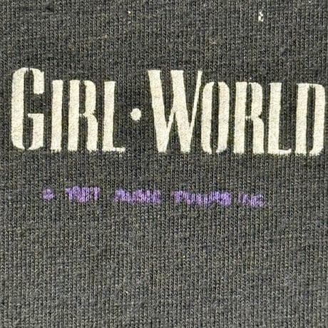MADONNA "GIRL WORLD" FITS LIKE X-LARGE 1978