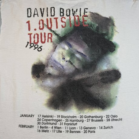 DAVID BOWIE "OUTSIDE TOUR 1996" LS X-LARGE 2619