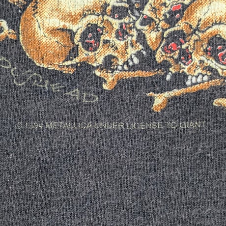 METALLICA "PUSHEAD UNFORGIVEN" AAA X-LARGE メタリカ 723