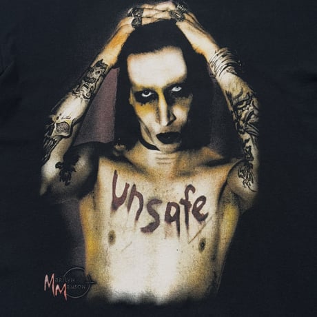 MARILYN MANSON "UNSAFE" Y2K SCREENSTARS X-LARGE 1072