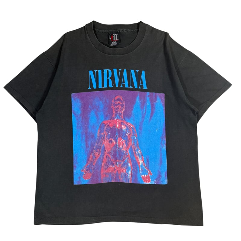 NIRVANA 1992年製 GIANT Tシャツ Lサイズ ニルヴァーナ Tシャツ Lサイズ ホワイト 90s USA製 ジャイアント