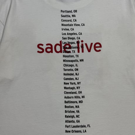 SADE "LOVERS ROCK TOUR 2001" ANVIL X-LARGE 1704