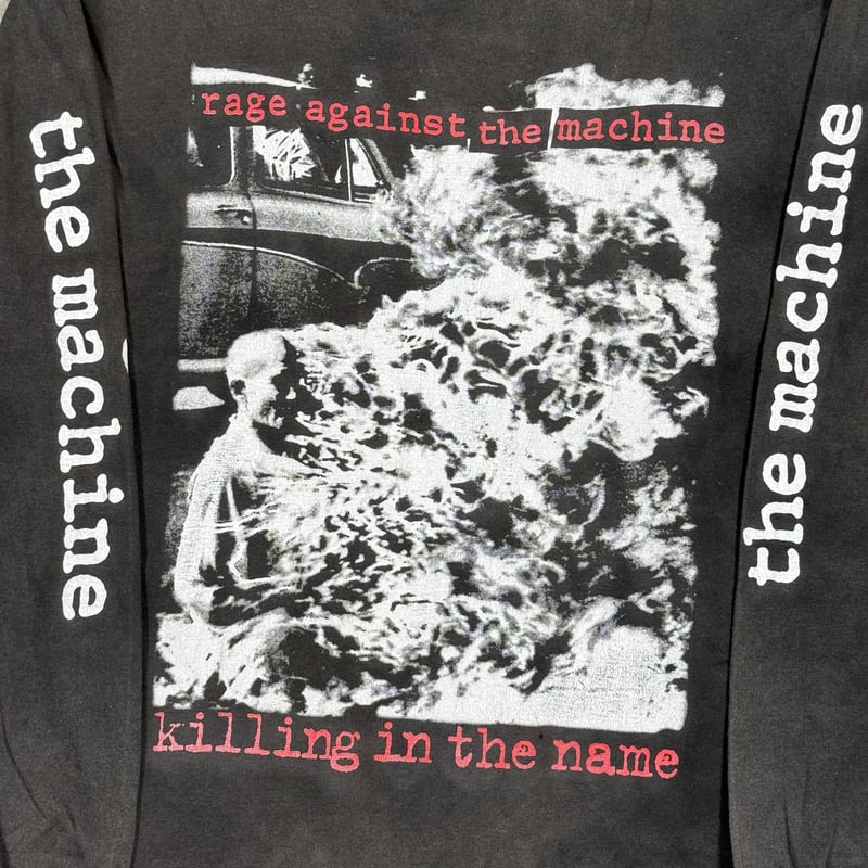 トップス 90's rage against the machine FUCK RAGE AGAINST THE MACHINE 