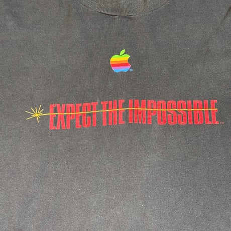 APPLE "EXPECT THE IMPOSSIBLE" LS FRUIT OF THE LOOM X-LARGE 2417