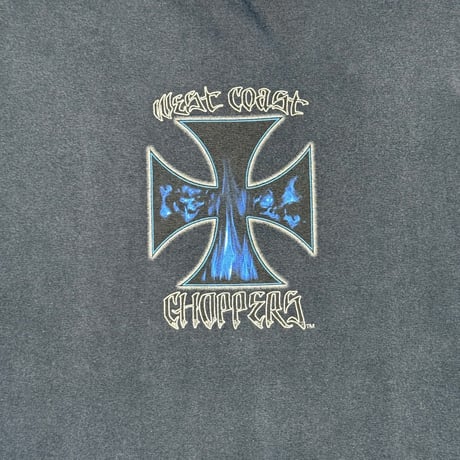 WEST COAST CHOPPERS "BLUE FLAME" LS JESSE WHO? X-LARGE1811