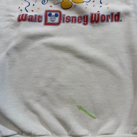 WORLD DISNEY WORLD "15YEARS" SWEAT DISNEY TAG X-LARGE 1922