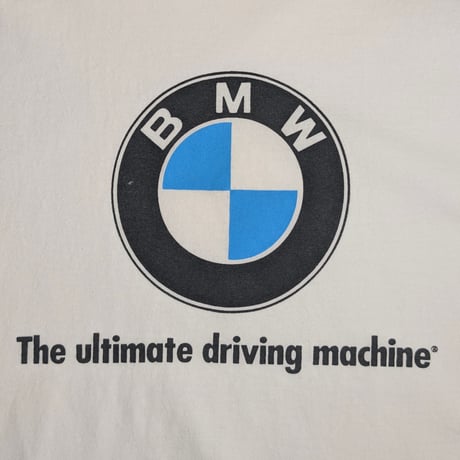 BMW EMBLEM LOGO TEE WHITE LARGE 663