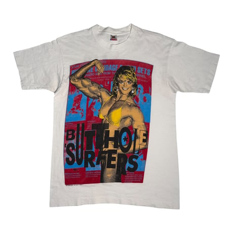 BUTTHOLE SUFERS "DON ROCK 1995" FRUIT OF THE LOOM LARGE 1009