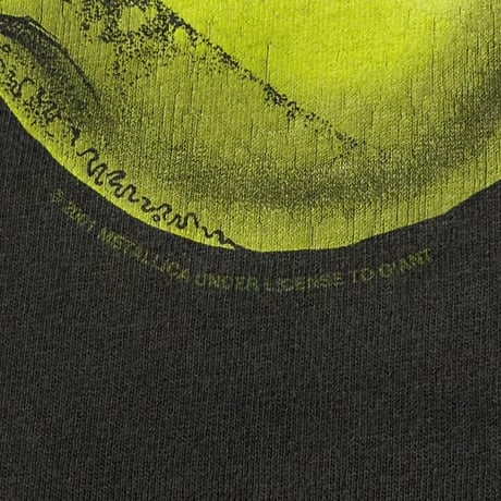 METALLICA "BYE SEE THE LUCKY PIECE " GIANT FITS LIKE X-LARGE 1174