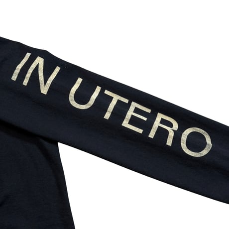 NIRVANA "IN UTERO BLACK" SCREENSTARS X-LARGE 1893