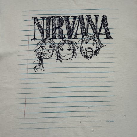 NIRVANA "NOTE WHITE" WILD OATS X-LARGE 1885