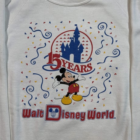 WORLD DISNEY WORLD "15YEARS" SWEAT DISNEY TAG X-LARGE 1922