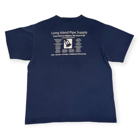 LONG ISLAND PIPE SUPPLY "GOT NIPPLES?" FITS LIKE X-LARGE 843