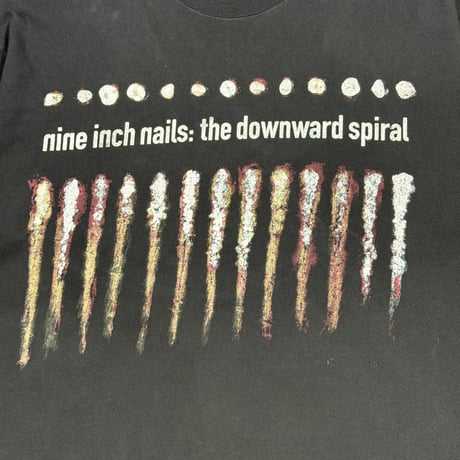 NINE INCH NAILS "THE DOWNWARD SPIRAL" FRUIT OF THE LOOM X-LARGE 1701