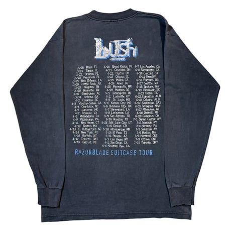 BUSH "RAZORBLADE SUITCASE TOUR" LS FITS LIKE X-LARGE 1778