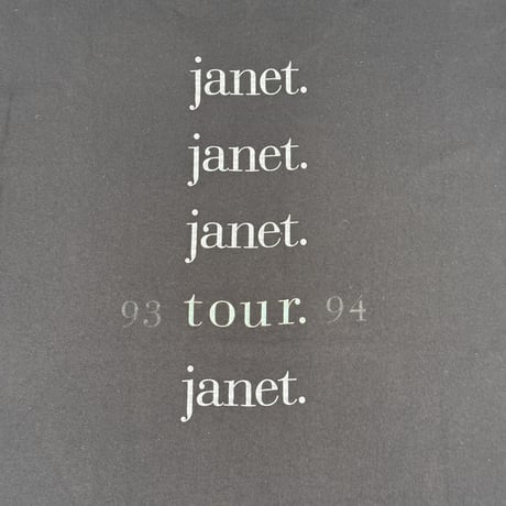 JANET JACKSON "JANET TOUR 1993–1994" HANES X-LARGE 406
