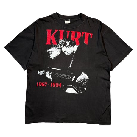 NIRVANA KURT COBAIN "KURT EST MORT 67-94" FITS LIKE X-LARGE 1765