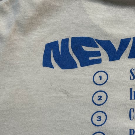NIRVANA "NEVERMIND BACK STAGE PASS" HANES X-LARGE 2061