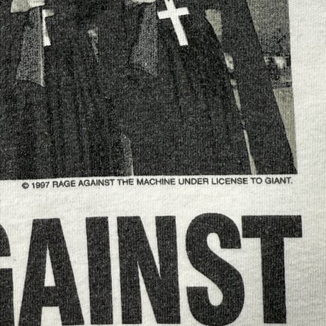 RAGE AGAINST THE MACHINE "NUNS & GUNS" GIANT FITS LIKE X-LARGE 1443