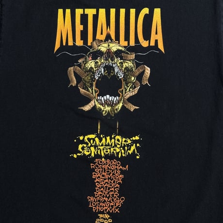 Metallica【Summer Sanitarium Tour】2000 giant LARGE メタリカ 1415