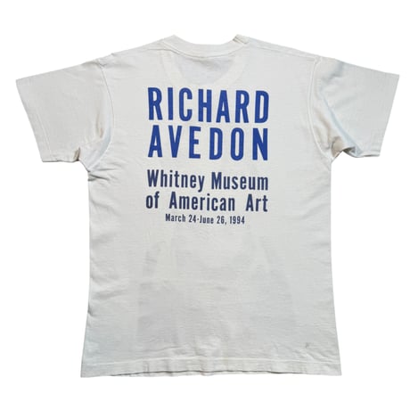 RICHARD AVEDON "WHITNEY MUSEUM OF AMERICAN ART" FRUIT OF THE LOOM MEDIUM 2159