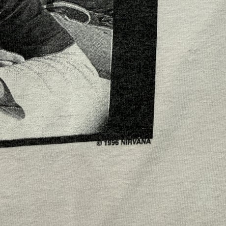 NIRVANA "MEMBER PORTRAIT WHITE" HANES LARGE 2191