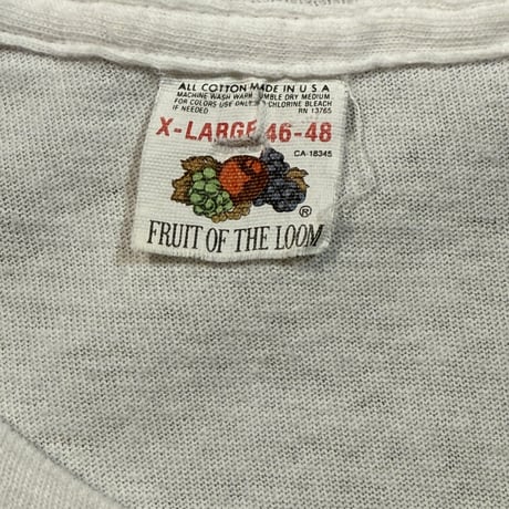 RED HOT CHILI PEPPERS&NIRVANA "WORLD TOUR 91-92" FRUIT OF THE LOOM X-LARGE NO.1957