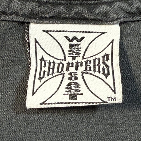WEST COAST CHOPPERS "SKULL LOGO" LS  FITS LIKE X-LARGE 2286