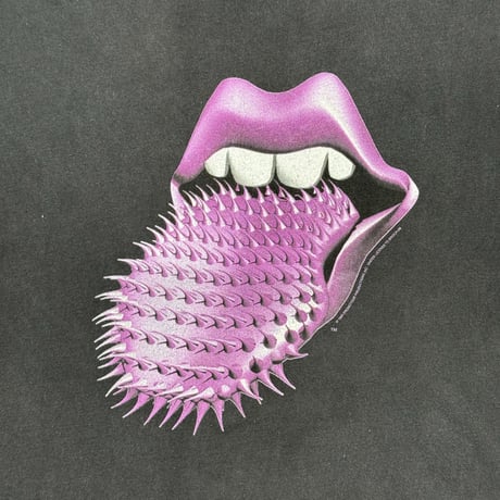 THE ROLLING STONES "PURPLE SPIKE TONGUE" BROCKUM X-LARGE 1489