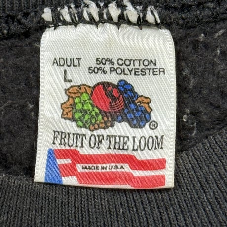THE ROLLING STONES "SPIKE TONGUE CREWNECK SEWAT" FRUIT OF THE LOOM LARGE 1518