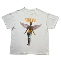 NIRVANA "IN UTERO" BACKSTAGE PASS FITS LIKE X-LARGE 1677