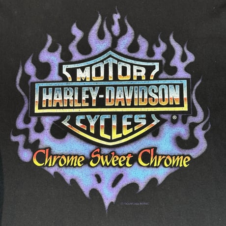 HARLEY DAVIDSON "CHROME SWEET CHROME" LS FITS LIKE X-LARGE 2147