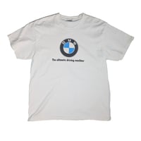 BMW EMBLEM LOGO TEE WHITE LARGE 663