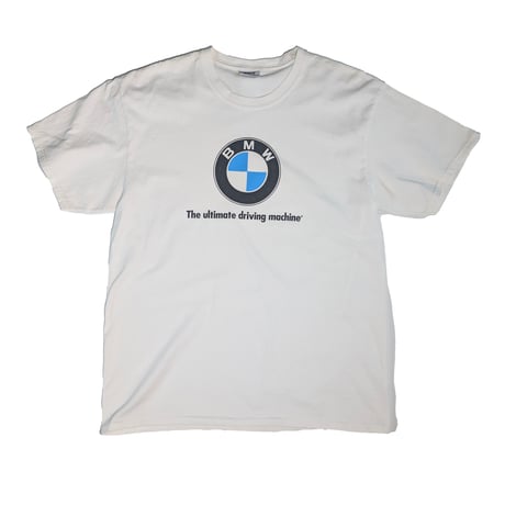 BMW EMBLEM LOGO TEE WHITE LARGE 663