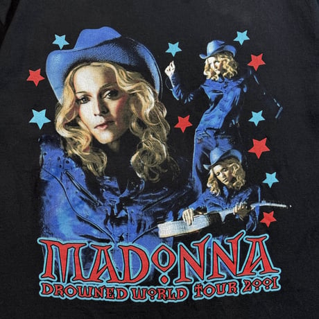 MADONNA "DROWNED WORLD TOUR 2001" FITS LIKE X-LARGE 2141