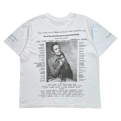 BRUCE WEBER "LET'S GET LOST STARRING CHET BAKER" FITS LIKE X-LARGE 1877