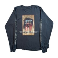 MARILYN MANSON "AGAINST ALL GODS BELIEVER" LS FITS LIKE X-LARGE 2144