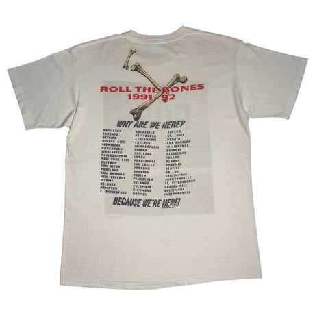 RUSH "ROLL THE BONES 1991-92" LARGE 851