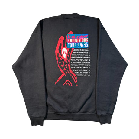THE ROLLING STONES "VOODOO LOUNGE SPIKE TONGUE" SWEAT FRUIT OF THE LOOM X-LARGE 2124