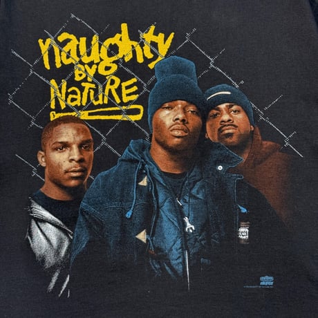 NAUGHTY BY NATURE "19 NAUGHTY 3" HANES X-LARGE 1837