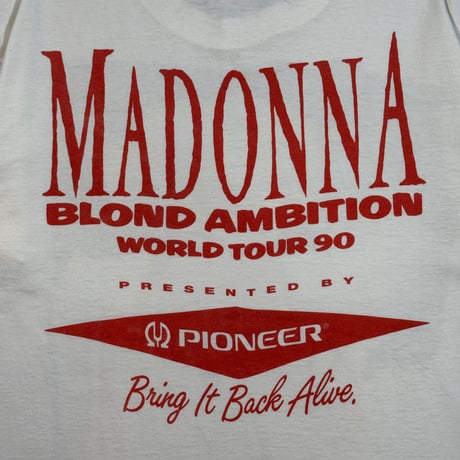 MADONNA "BLOND AMBITION WORLD TOUR 90" ANVIL X-LARGE 1930