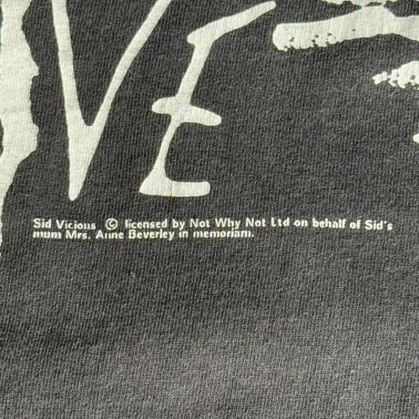 SID VICIOUS "ALIVE" NICEMAN LARGE 822