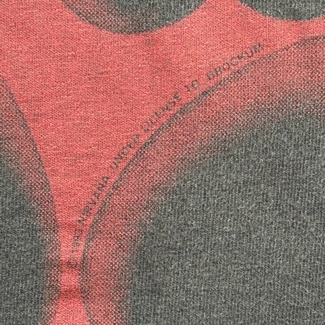 NIRVANA ”HEART SHAPED BOX” 1993 GIANT BY TULTEX  X-LARGE 955
