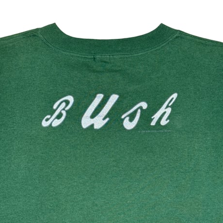 BUSH "GAVIN ROSSDALE FACE PORTRAIT GREEN" TULTEX X-LARGE 1742