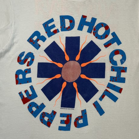RED HOT CHILI PEPPERS&NIRVANA "WORLD TOUR 91-92" FRUIT OF THE LOOM X-LARGE NO.1957