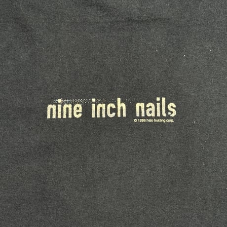 NINE INCH NAILS "BOX LOGO" FRUIT OF THE LOOM LARGE 525